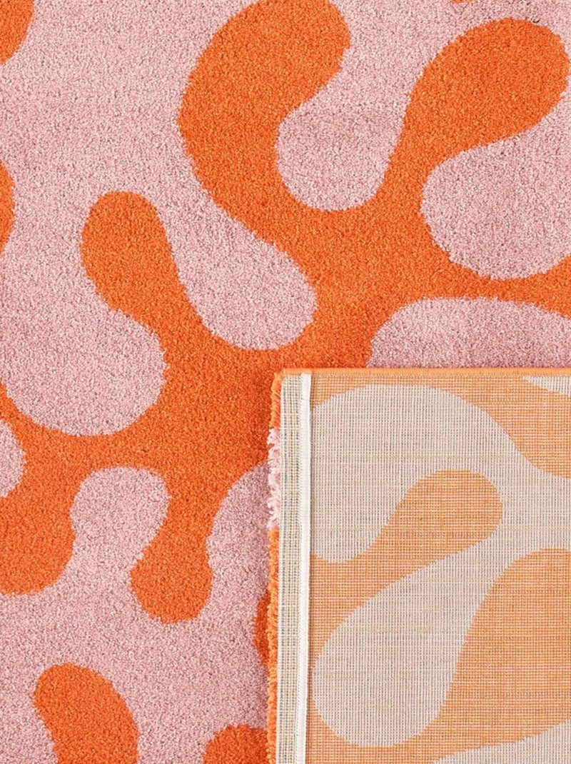 Tapis vintage Groovy Rose - Kiabi