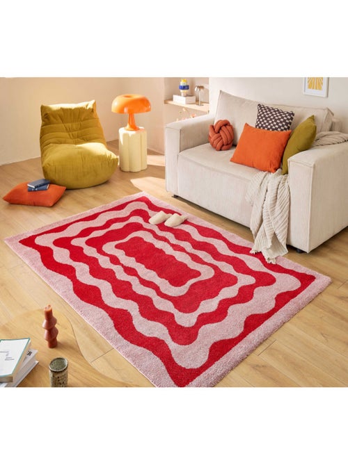 Tapis vintage Groovy - Kiabi