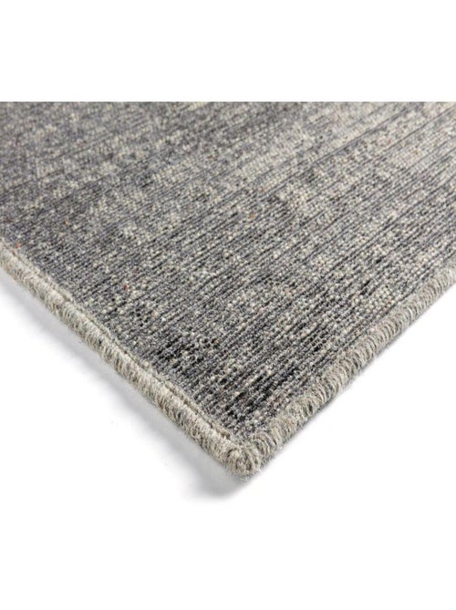 Tapis vintage laine et viscose rayé Smooth - Kiabi
