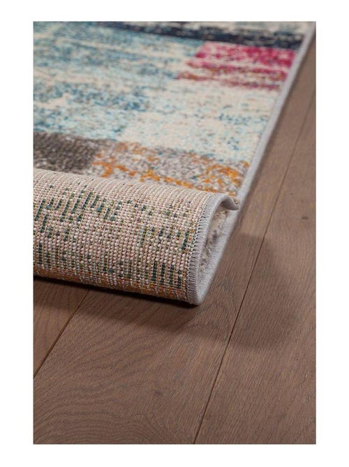 Tapis vintage multicolore intérieur rayé Rubica - Kiabi