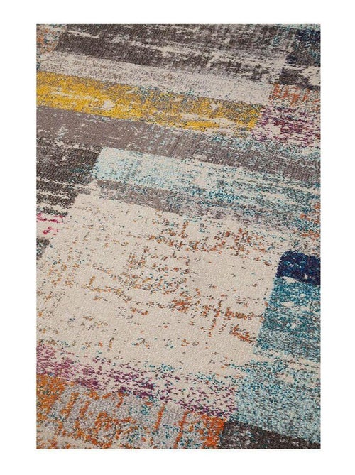 Tapis vintage multicolore intérieur rayé Rubica - Kiabi