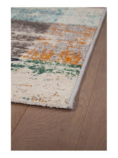 Tapis vintage multicolore intérieur rayé Rubica - Kiabi