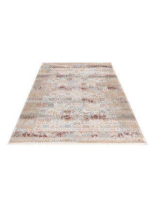 Tapis vintage multicolore rayé Snood