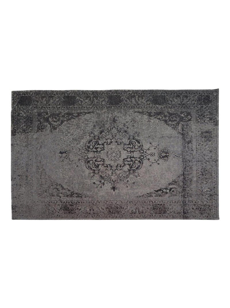 Tapis vintage plat pour intérieur Meda Gris - Kiabi