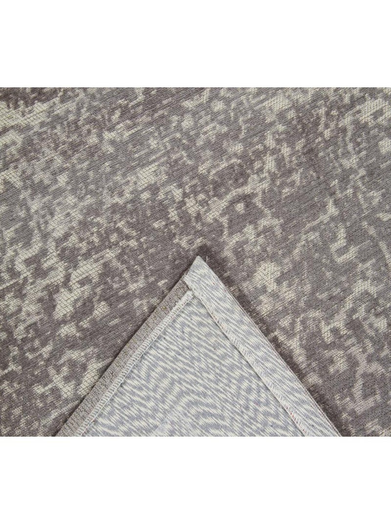 Tapis vintage plat pour salon rayé rectangle Clonmel Gris - Kiabi