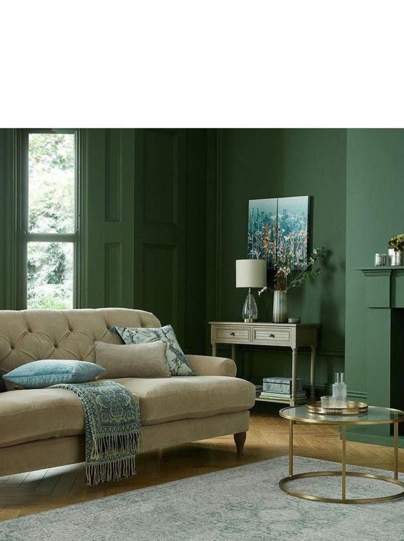 Tapis vintage plat rayé rectangle Antique Traditional Vert - Kiabi