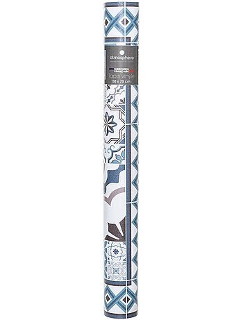 Tapis vinyle motif mosaïque vinyl