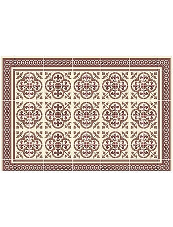 Tapis vinyle motif mosaïque vinyl