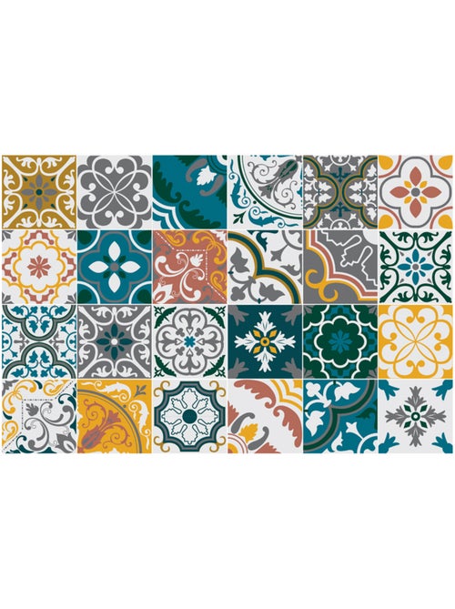 Tapis vinyle MOSAIQUE - Kiabi