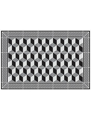 Tapis vinyle motif mosaïque vinyl