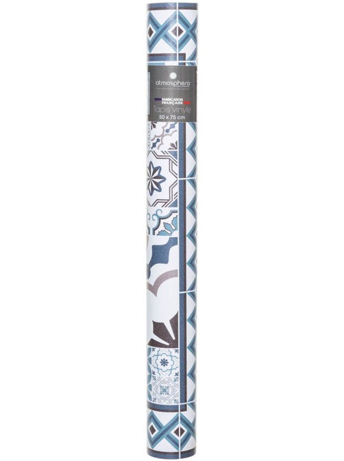 Tapis vinyle motif mosaïque vinyl - Kiabi