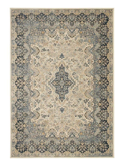 Tapis viscose courtes mèches vintage rayé Chiraz - Kiabi