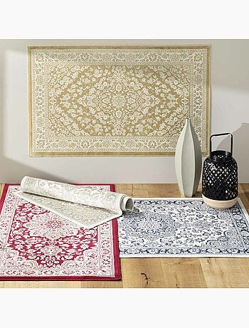 Tapis viscose tissée cherine - Motif oriental