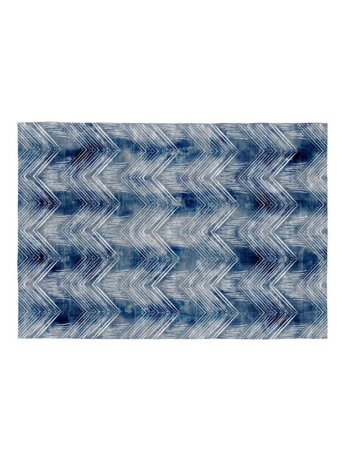 Tapis Vivabita bleu intérieur plat Odin - Kiabi