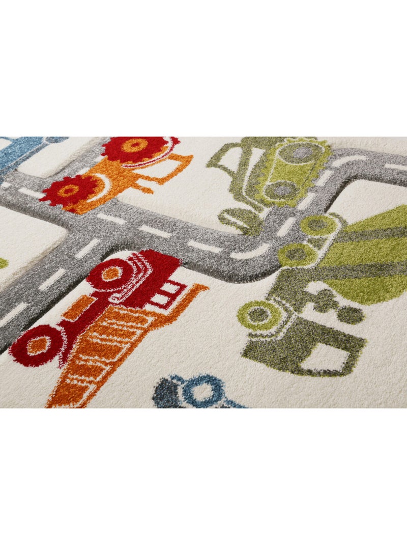 Tapis voitures pour chambre enfant Traffic Sigikid Blanc - Kiabi