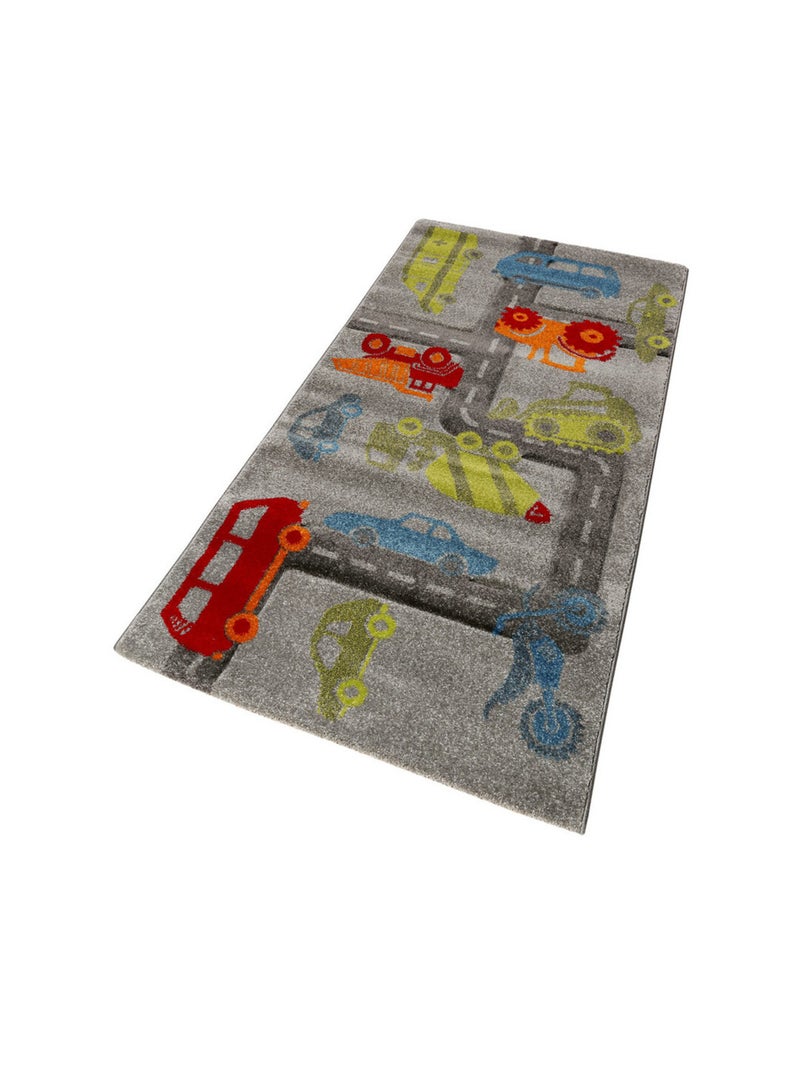 Tapis voitures pour chambre enfant Traffic Sigikid Gris - Kiabi