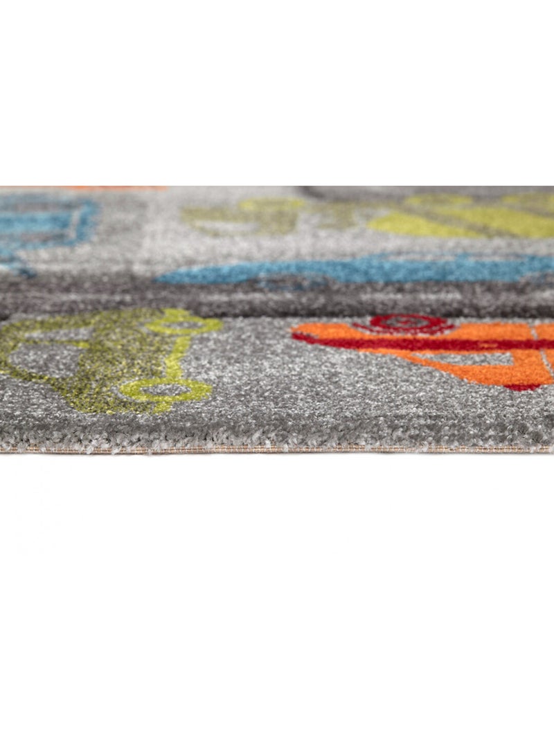 Tapis voitures pour chambre enfant Traffic Sigikid Gris - Kiabi