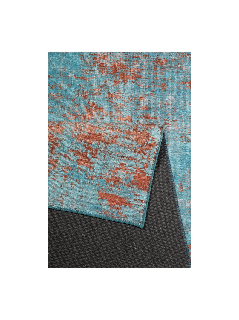 Tapis Wecon Home intérieur vintage bleu Hot Spring Bleu - Kiabi