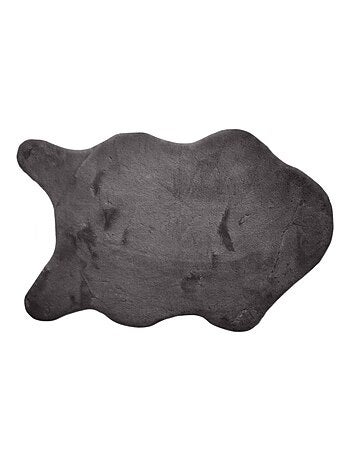 Tapis WOODLAND en fausse fourrure doublée suédine Peau de bête