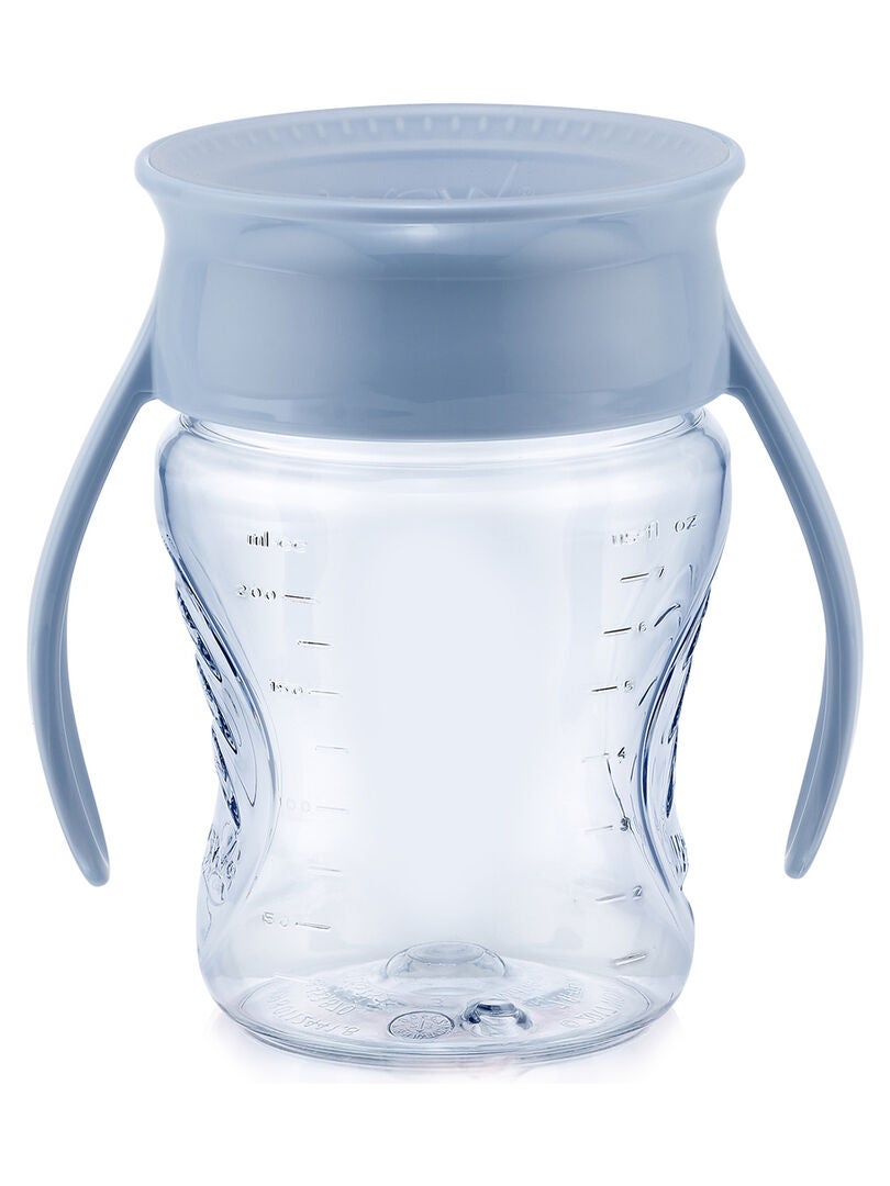 Tasse 360 ° bébé anti renversement Bleu ciel - Kiabi