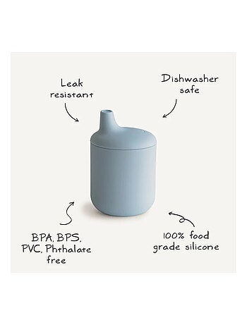 Tasse à bec enfant en silicone