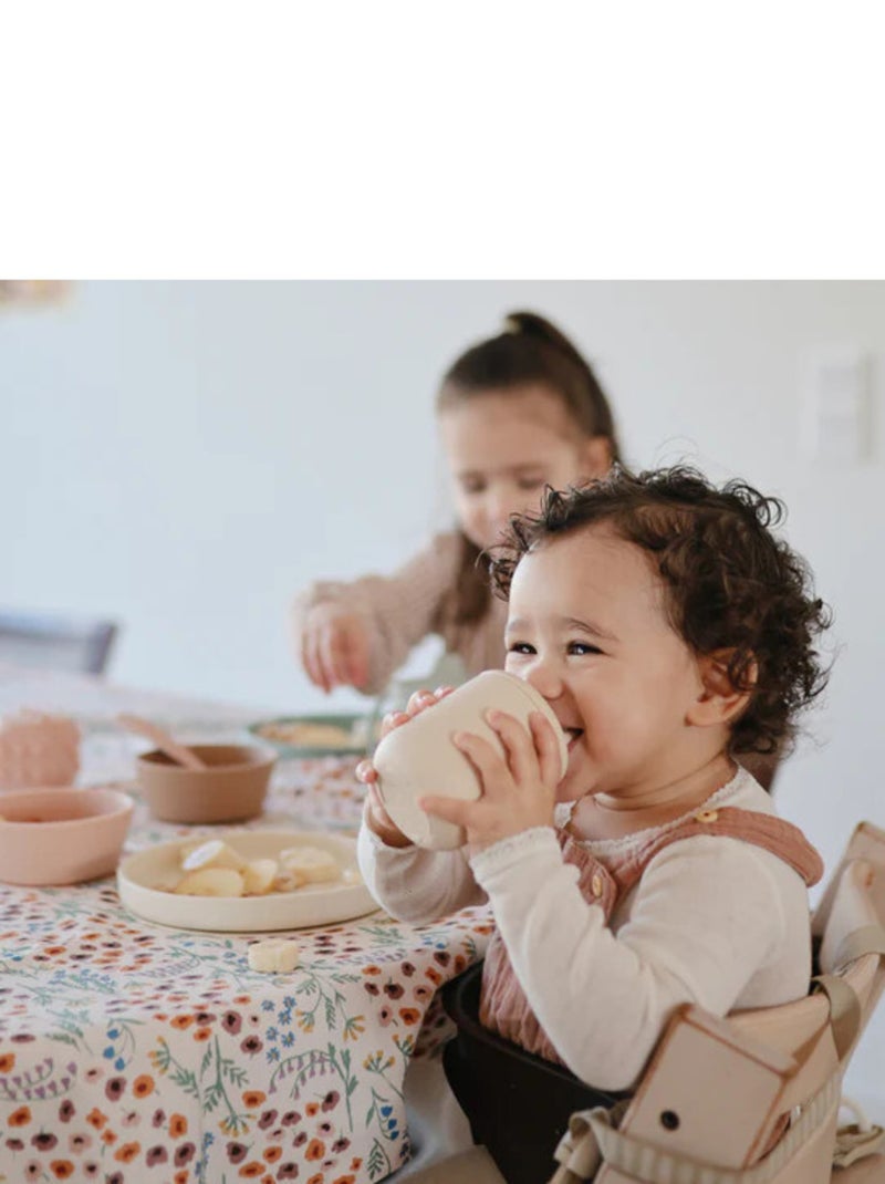 Tasse à bec enfant en silicone Beige - Kiabi