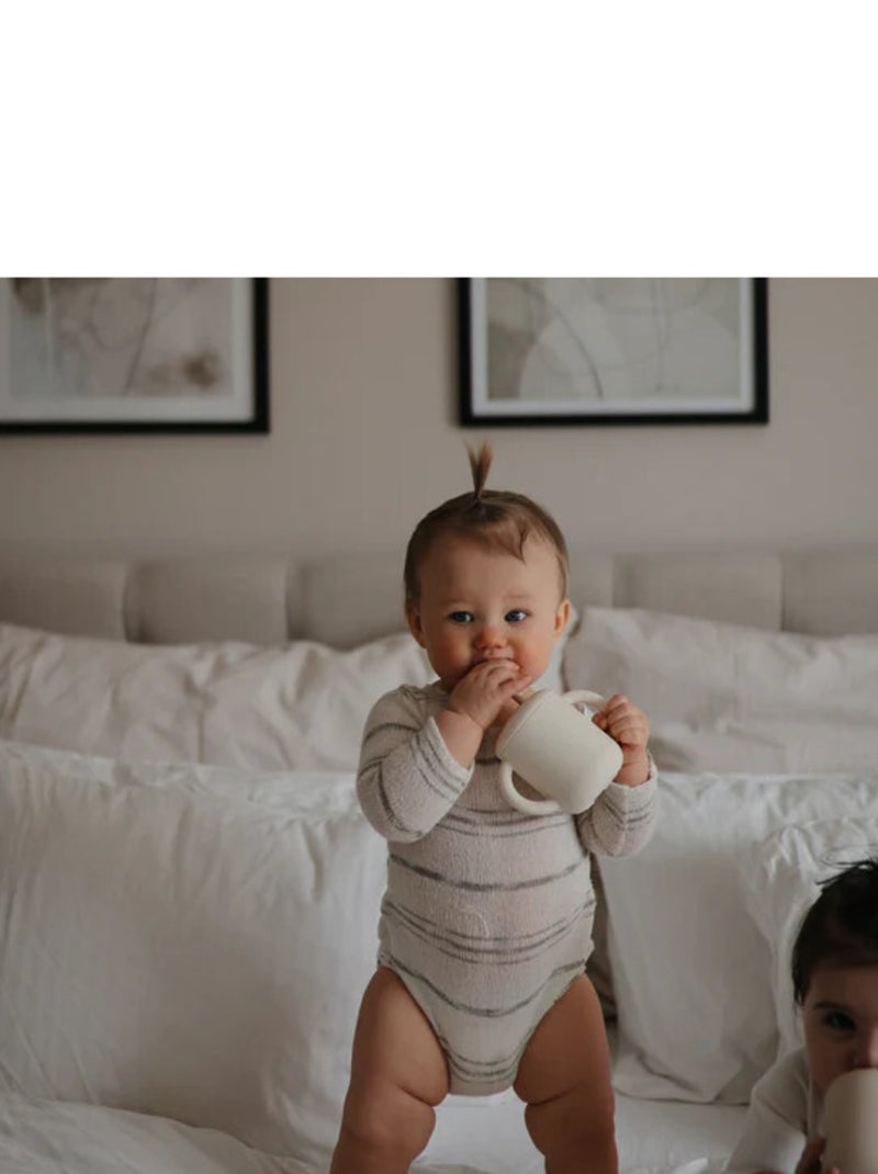 Tasse à bec enfant en silicone Beige - Kiabi