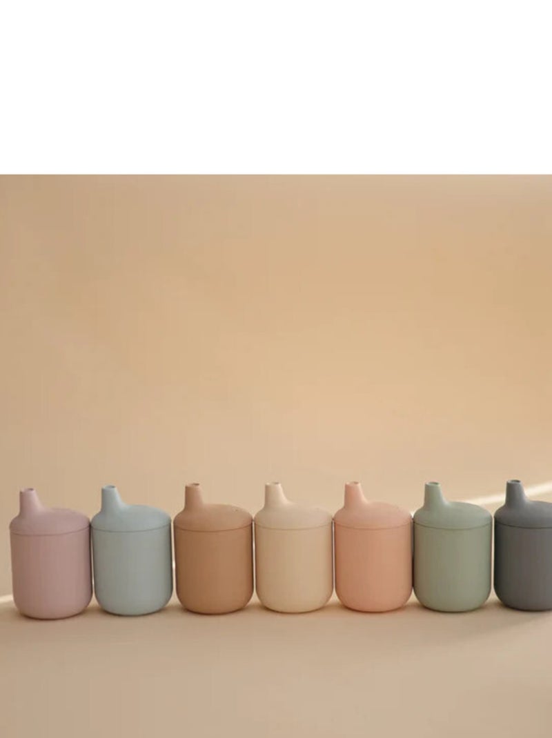 Tasse à bec enfant en silicone Beige - Kiabi