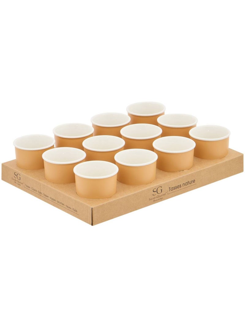 Tasse à espresso 9cl nature Ocre - Kiabi