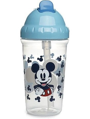Tasse à paille - thermobaby - 295 ml - anti-fuites - clip - mickey cool