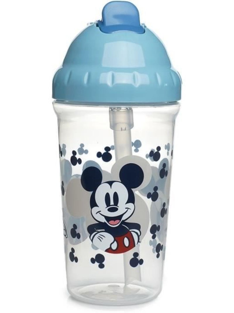 Tasse à paille - thermobaby - 295 ml - anti-fuites - clip - mickey cool Bleu - Kiabi