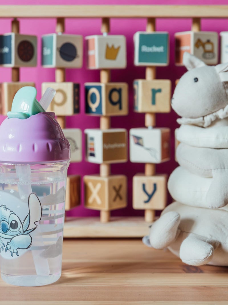 TASSE À PAILLE 295 ML ANTI-FUITES LILO et STITCH Violet - Kiabi