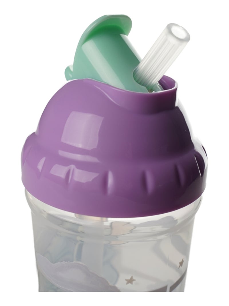 TASSE À PAILLE 295 ML ANTI-FUITES LILO et STITCH Violet - Kiabi