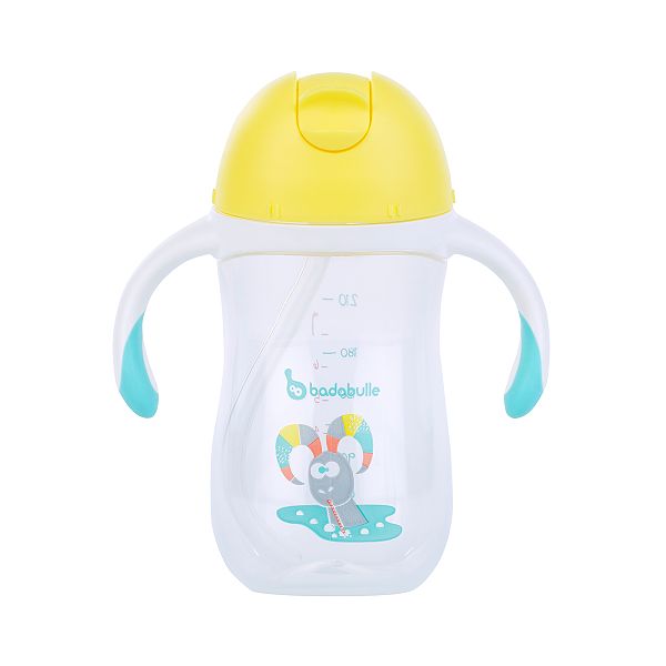 Tasse A Paille Badabulle Bebe Fille Jaune Bleu Kiabi 8 00