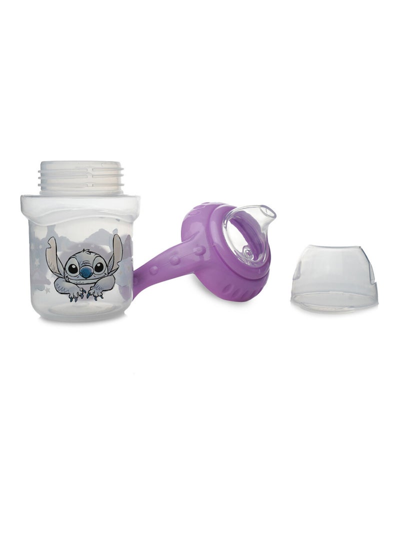 TASSE À POIGNÉES 250 ML BEC SILICONE LILO et STITCH Violet - Kiabi
