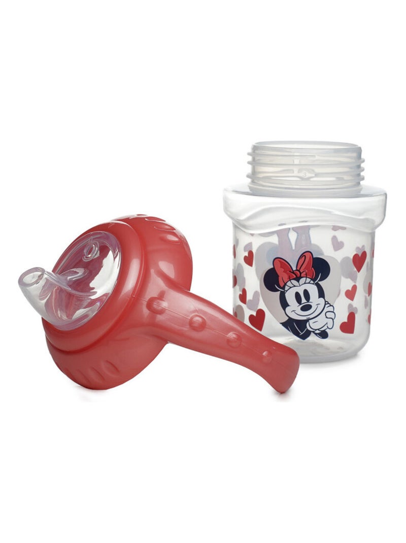 TASSE A POIGNEES 250 ML BEC SILICONE MINNIE COLLECTOR Rose - Kiabi