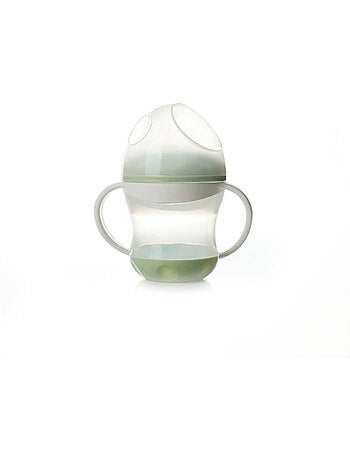 Tasse anti-fuites - thermobaby - vert céladon - 180 ml - ergonomique et hygiénique
