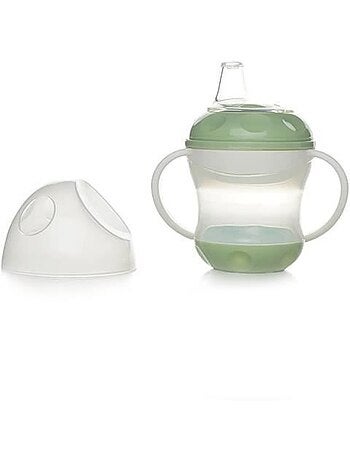 Tasse anti-fuites - thermobaby - vert céladon - 180 ml - ergonomique et hygiénique