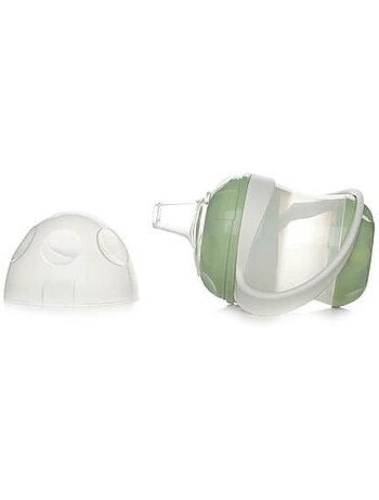 Tasse anti-fuites - thermobaby - vert céladon - 180 ml - ergonomique et hygiénique