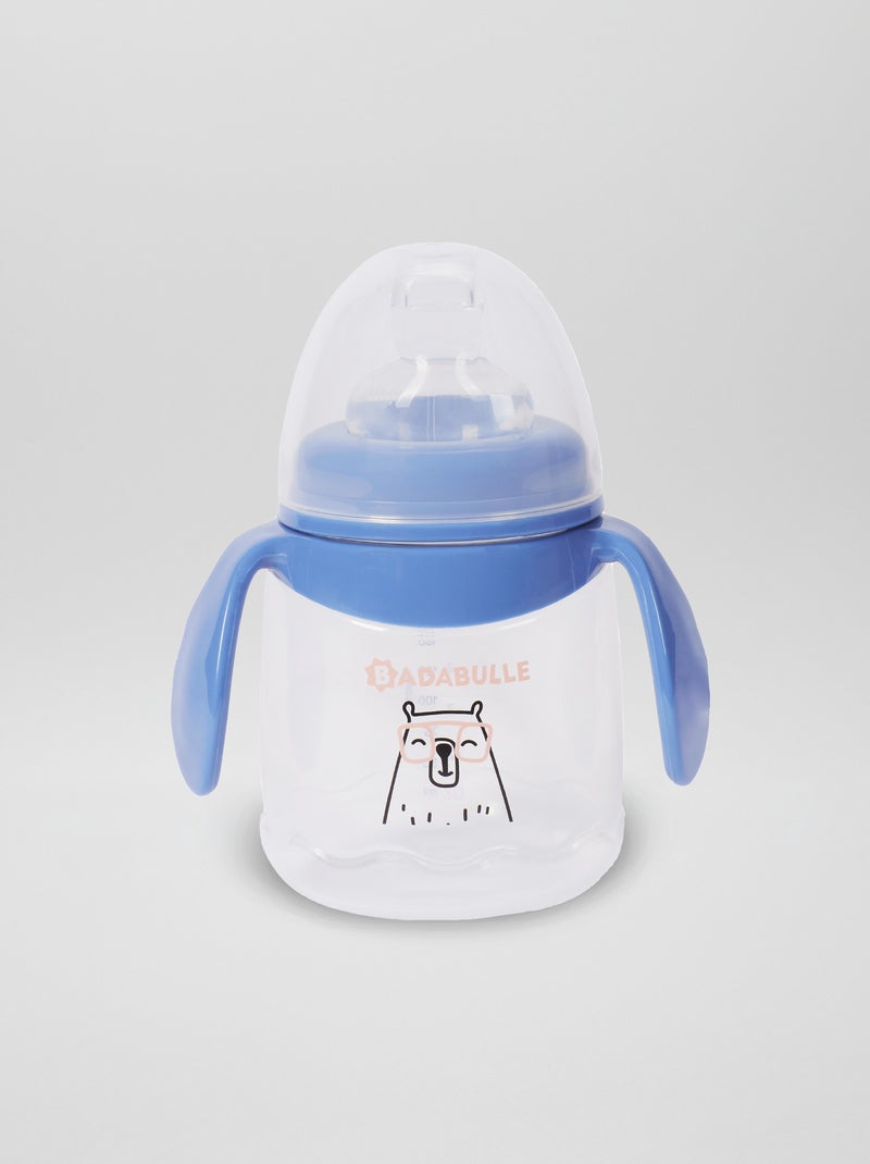 Tasse antifuite 'Badabulle' bleu - Kiabi