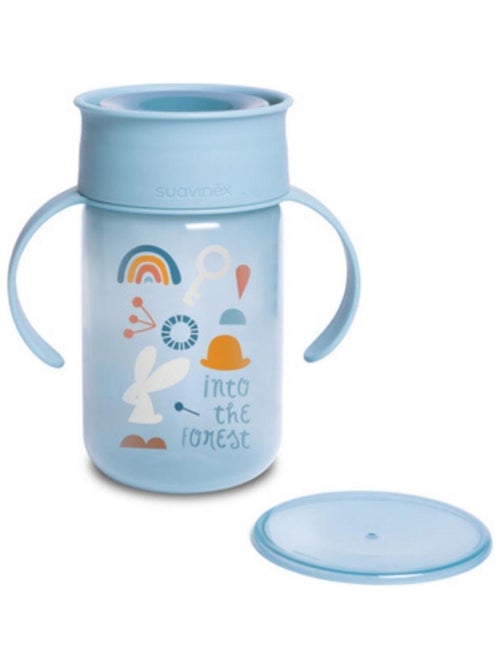 Tasse d'apprentissage 360° Into the forest bleu (340 ml) - Kiabi
