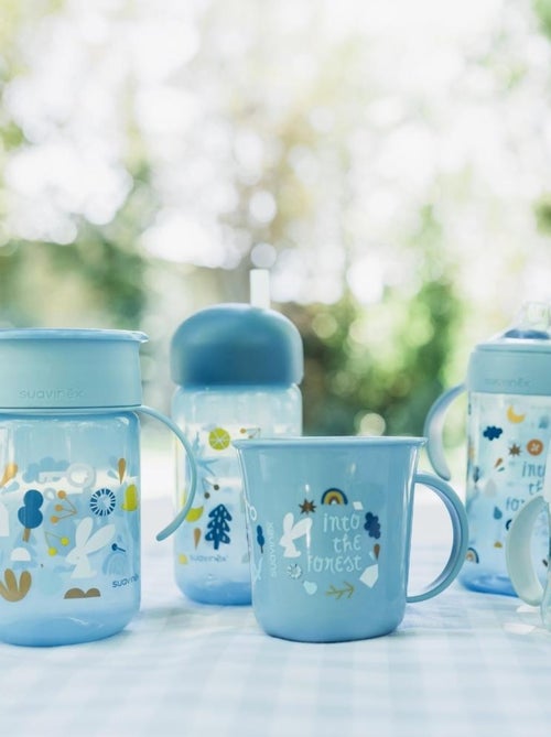 Tasse d'apprentissage 360° Into the forest bleu (340 ml) - Kiabi