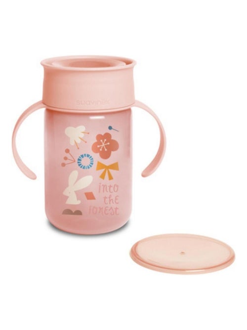 Tasse d'apprentissage 360° Into the forest rose (340 ml) - Kiabi