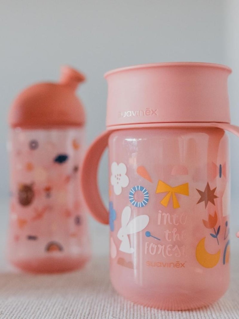 Tasse d'apprentissage 360° Into the forest rose (340 ml) Rose - Kiabi