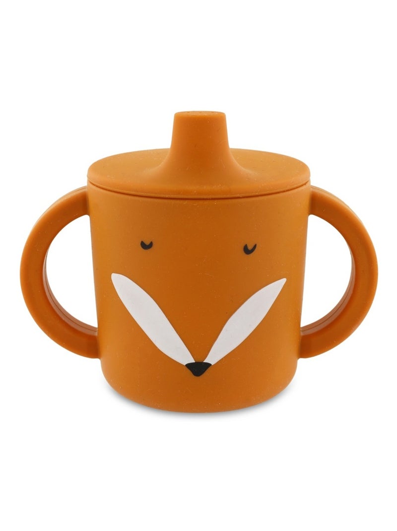 Tasse d'apprentissage en silicone Orange - Kiabi