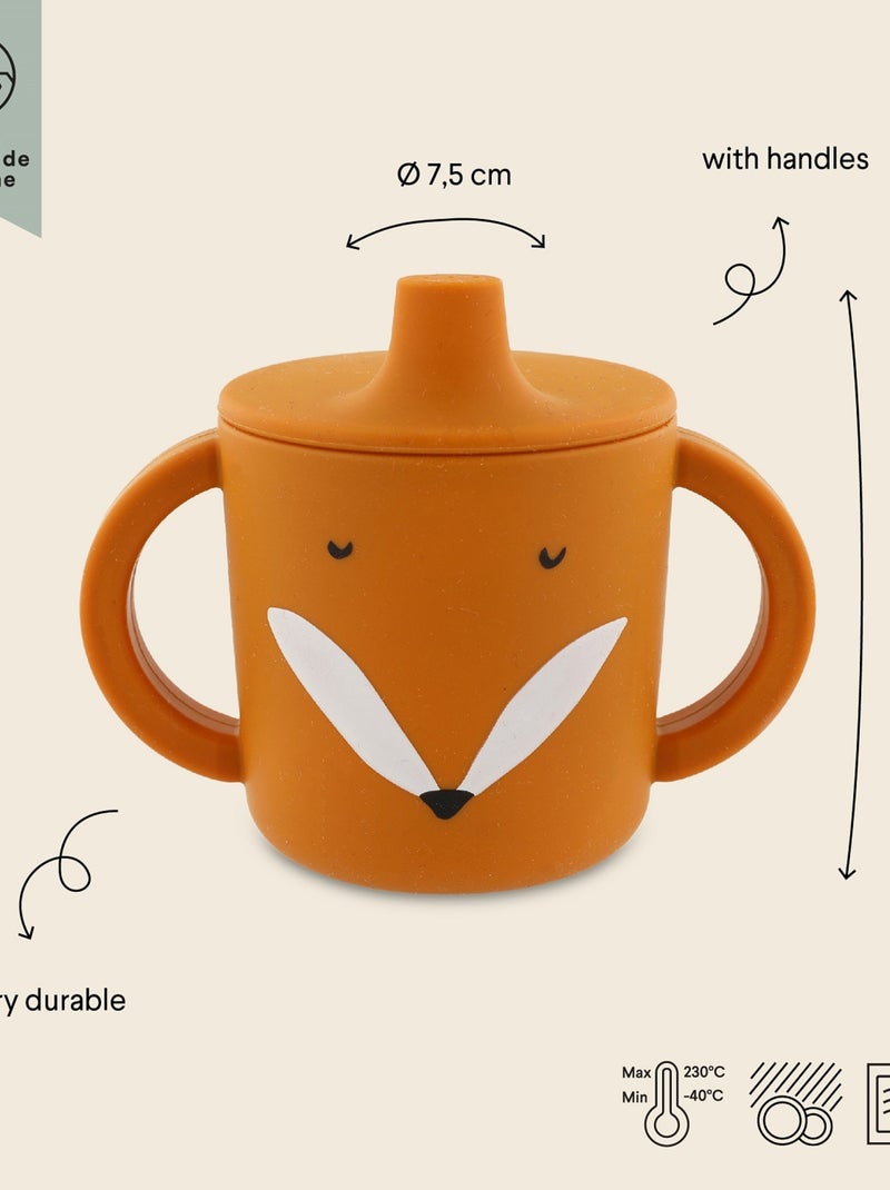 Tasse d'apprentissage en silicone Orange - Kiabi