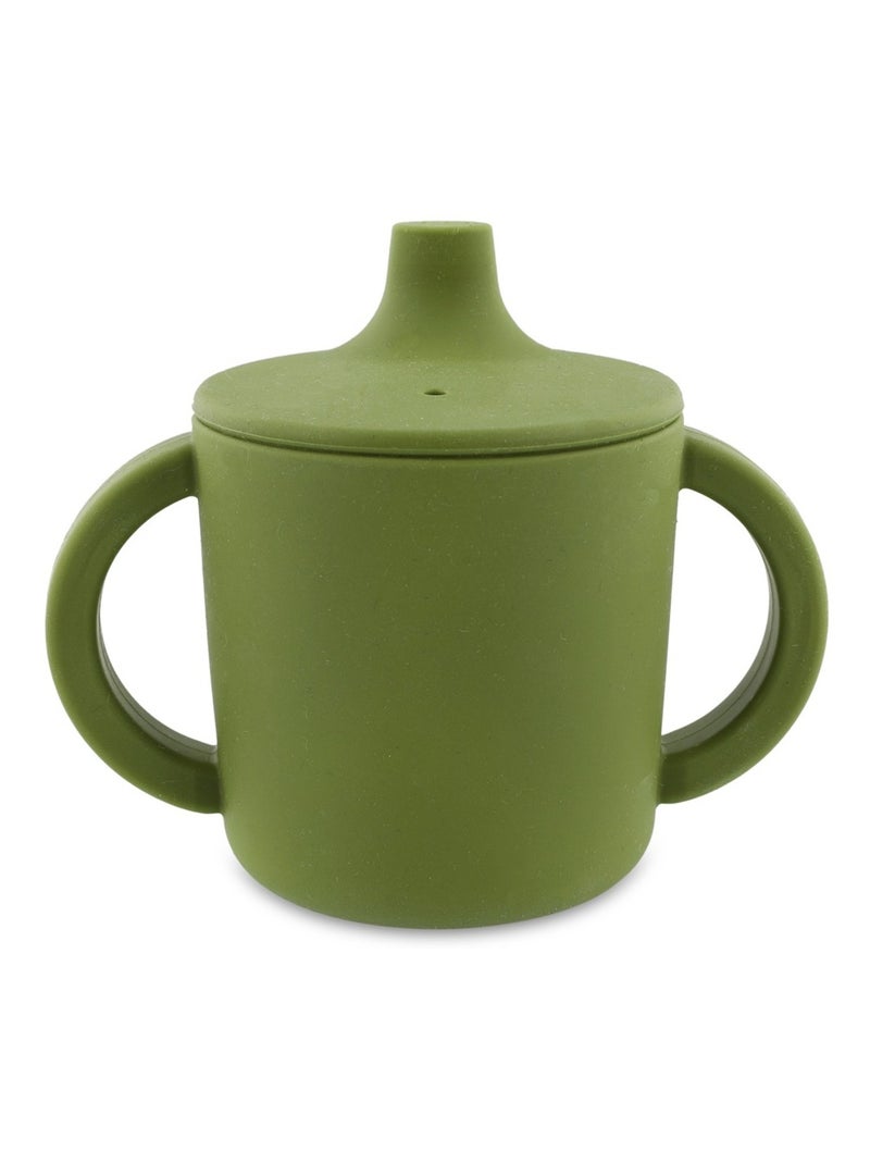 Tasse d'apprentissage en silicone Vert - Kiabi