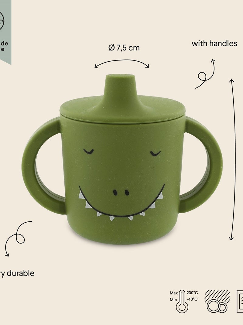 Tasse d'apprentissage en silicone Vert - Kiabi