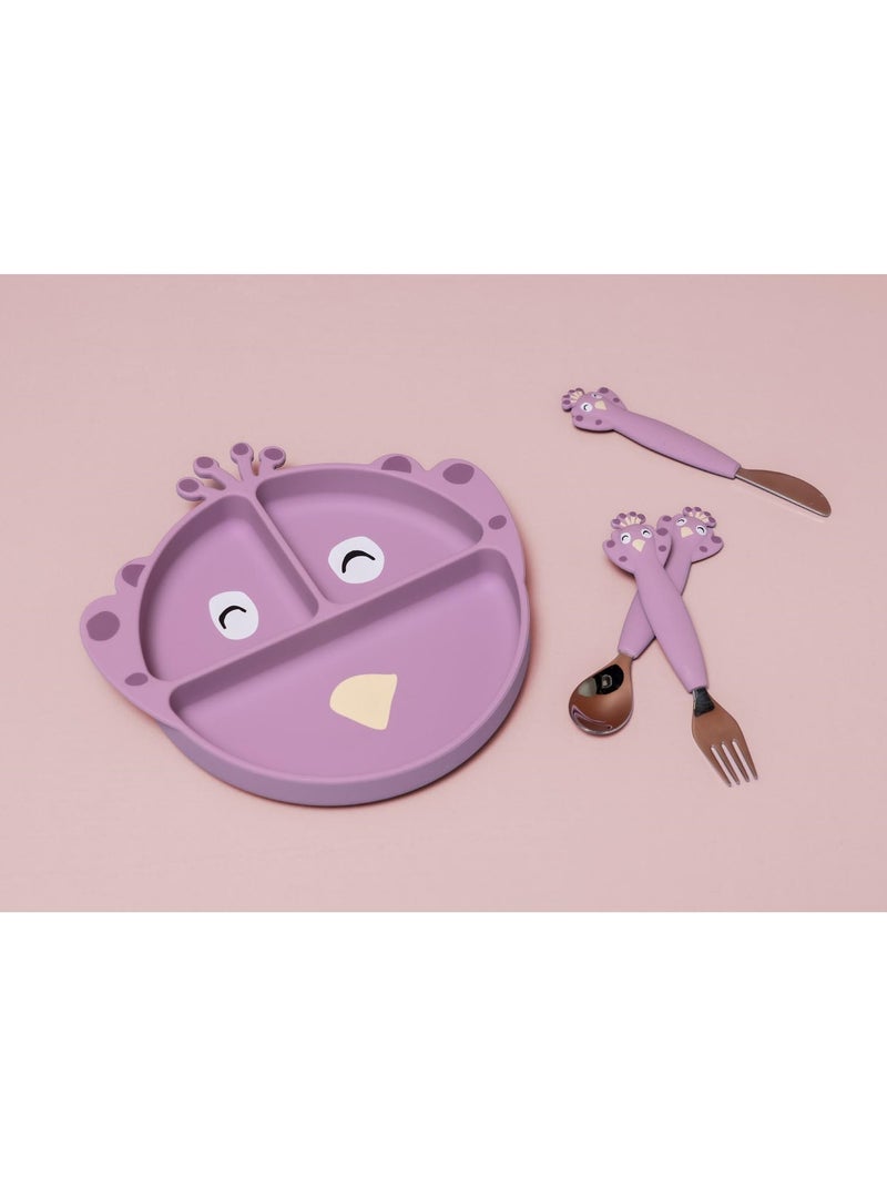 Tasse d'apprentissage en silicone Violet - Kiabi