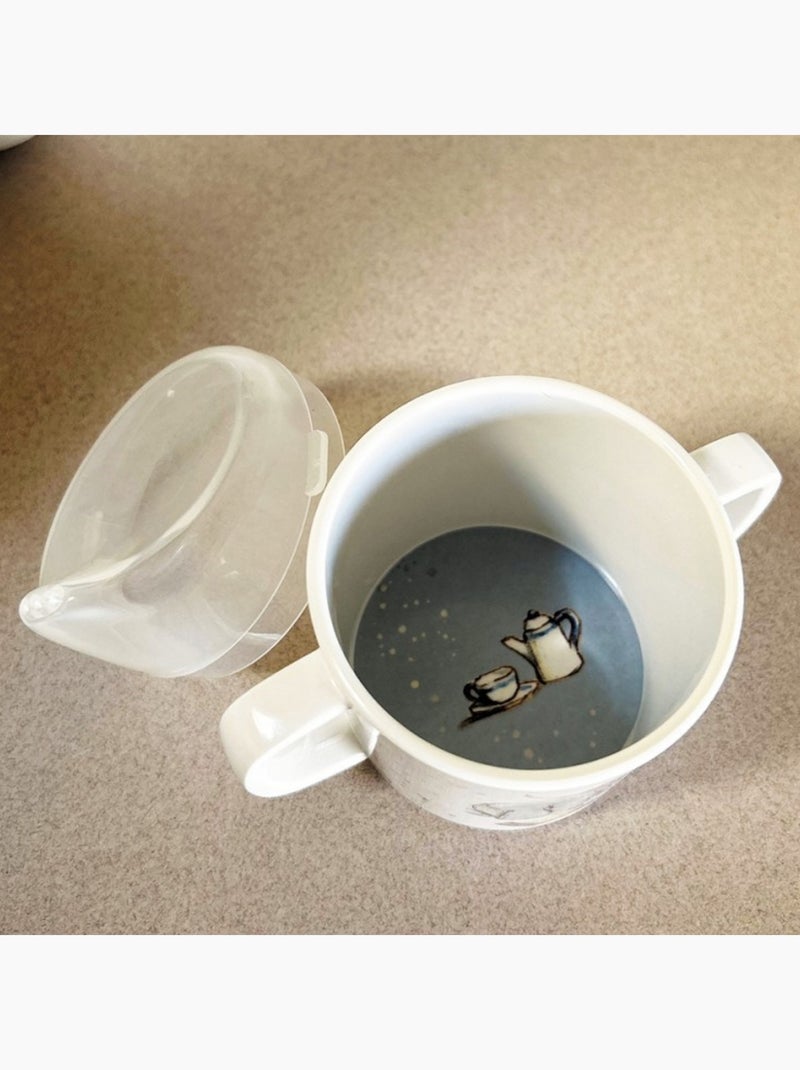 Tasse d'apprentissage Ernest et Célestine Blanc - Kiabi